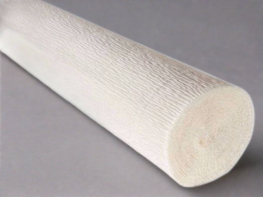 Crepe paper roll 180g (50X250cm) | White