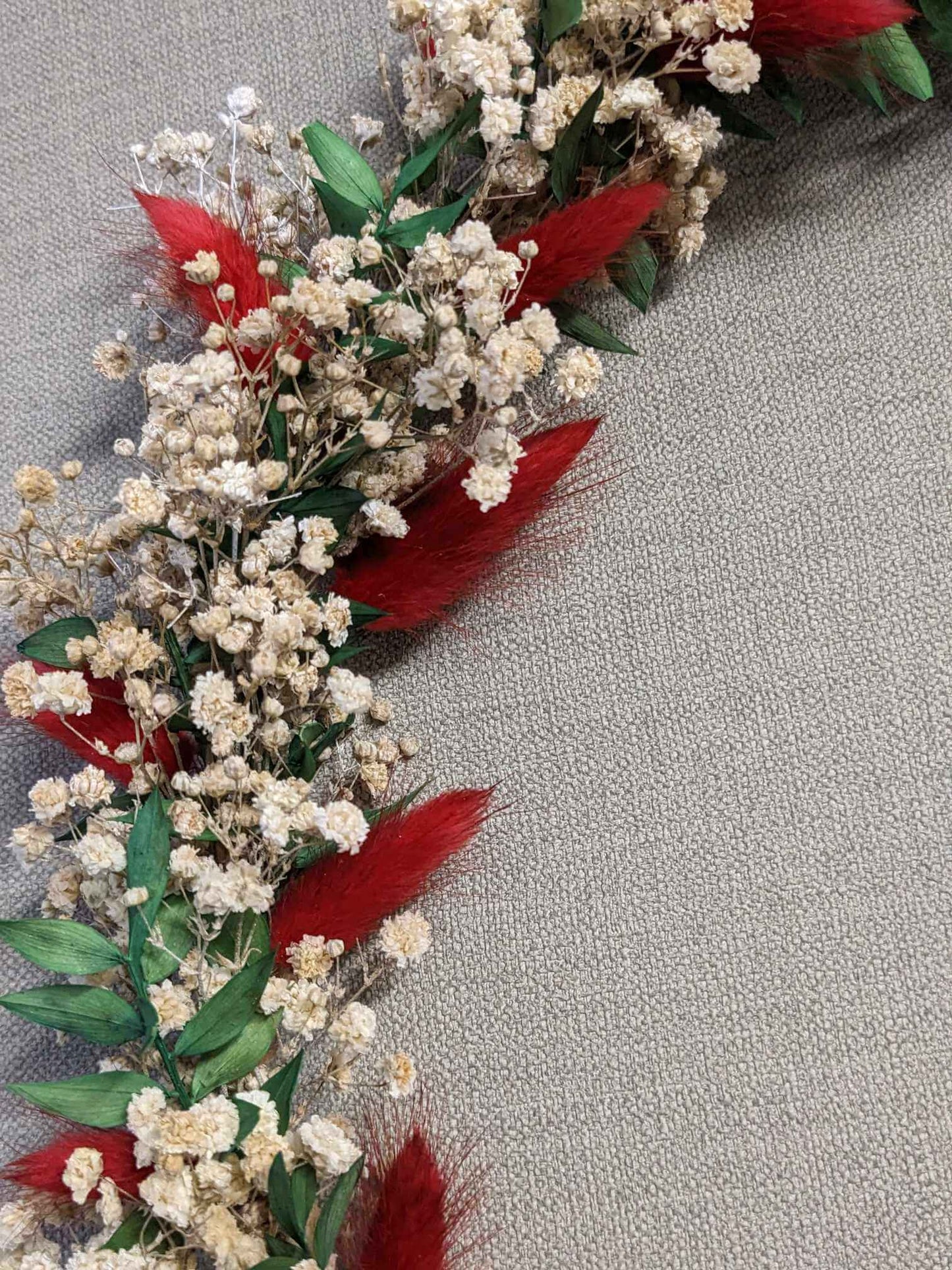 Holly Berry Dried Floral Wreath