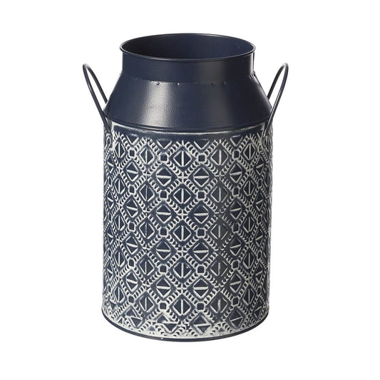 Mosaic Lined Milk Churn | 25cm