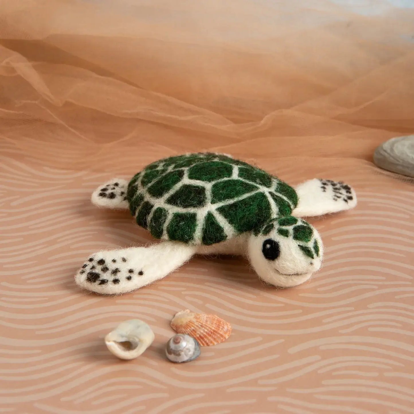 Baby Sea Turtle Mini Needle Felting Kit